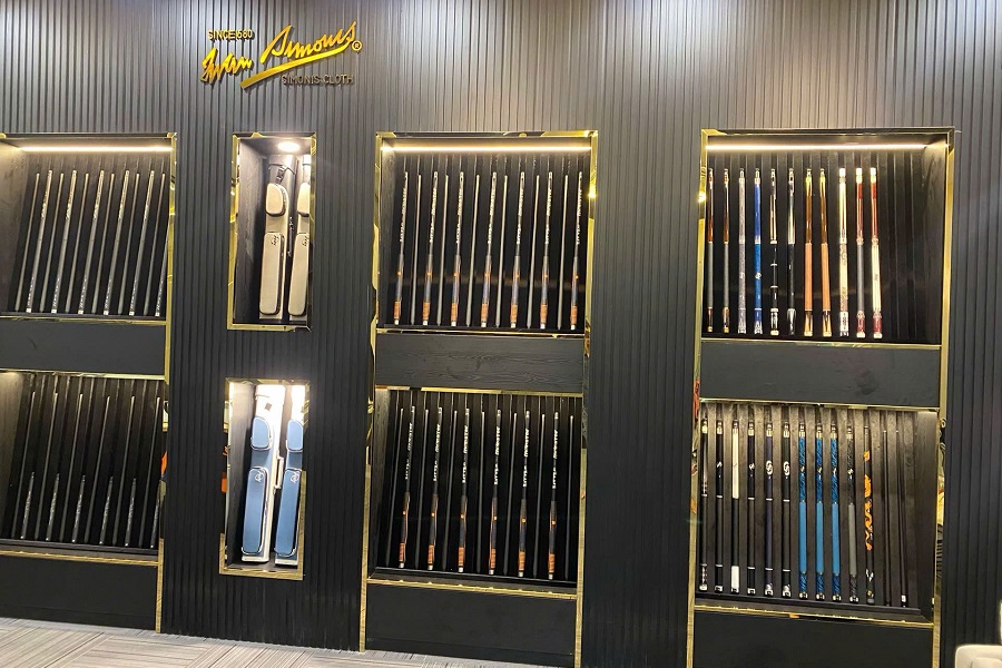 Nhận thiết kế và thi công các mẫu tủ trưng bày cơ bida giá rẻ