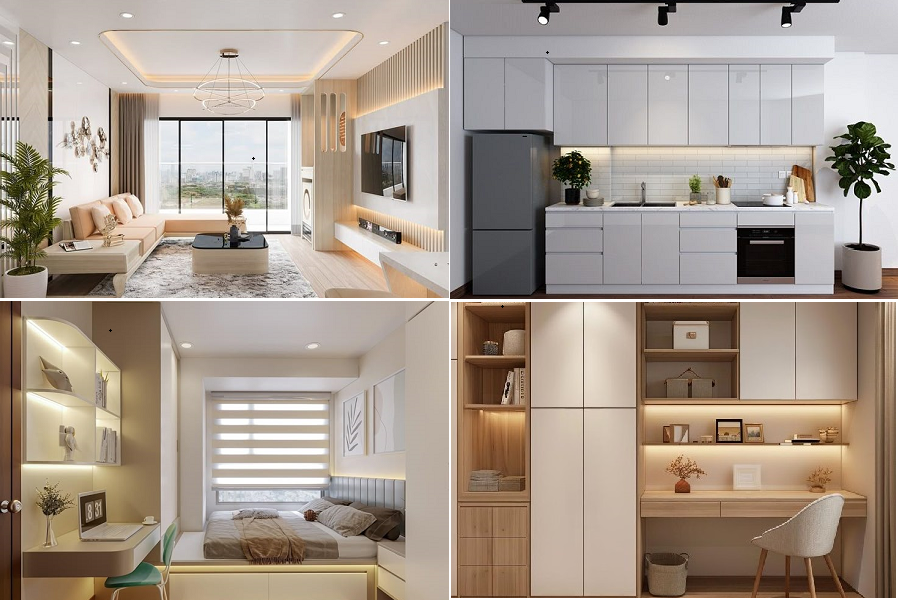 Thi công nội thất gia đình theo yêu cầu của khách hàng