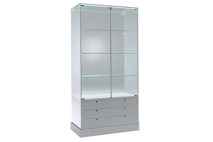 Thi công tủ kính trưng bày tại TPHCM