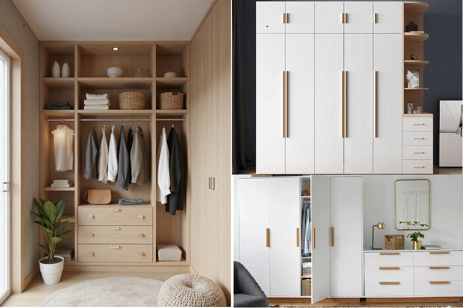 Tủ quần áo MDF giá rẻ tại Bình Dương