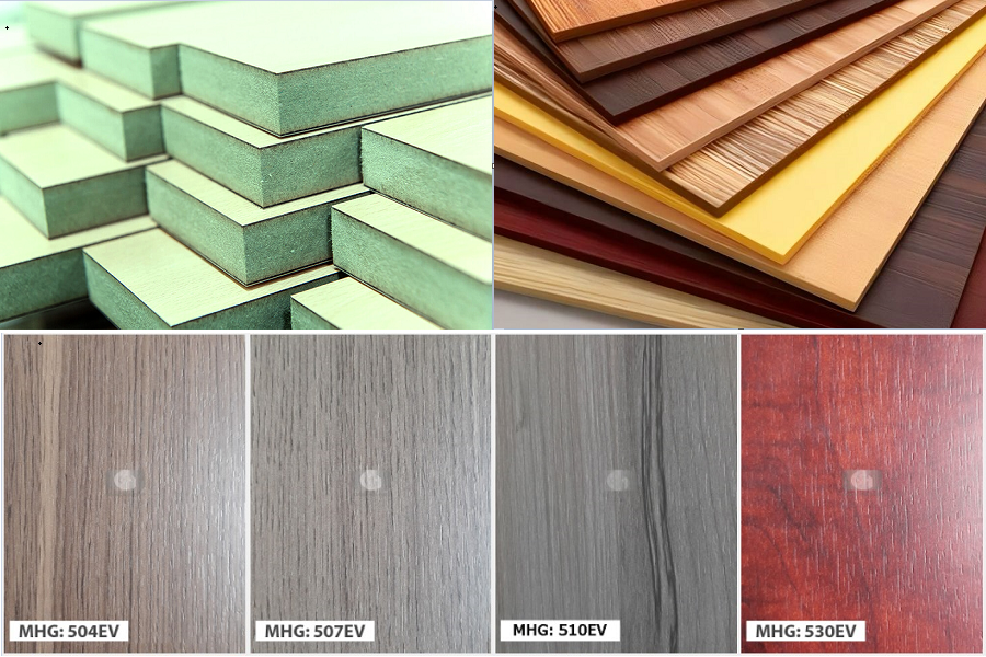 Chất liệu MDF lỏi xanh