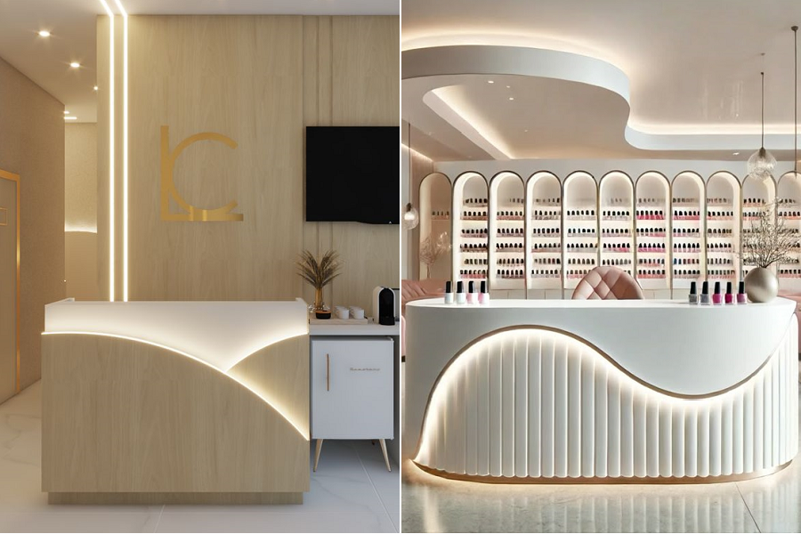 Quầy spa giá rẻ tại Bình Dương