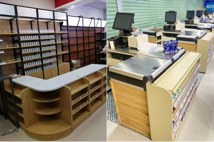 Quầy thu ngân giá rẻ tại Bình Dương