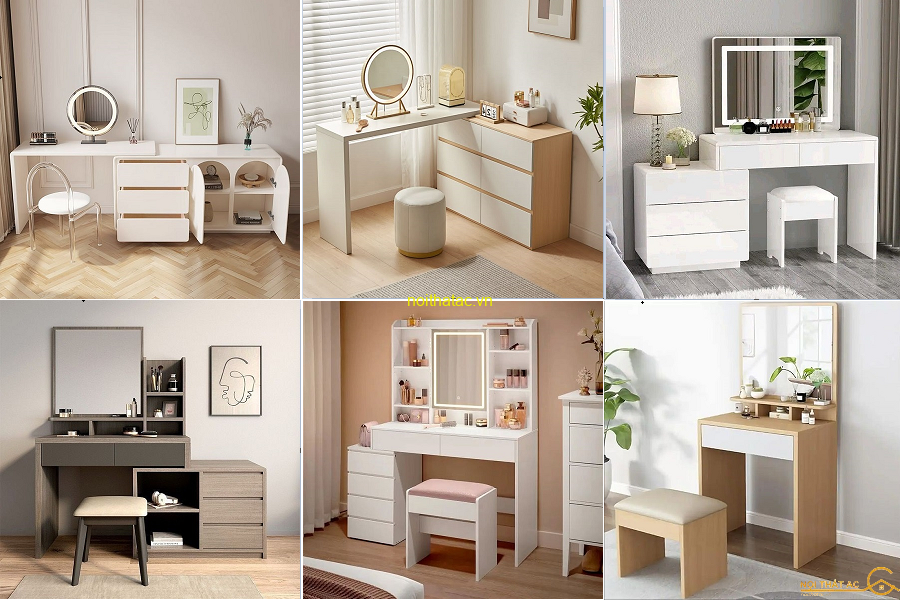 Tổng hợp các mẫu bàn trang điểm được ưa chuộng tại TP.HCM