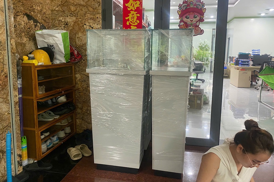 Tủ hoàn thiện giao đến nhà khách hàng