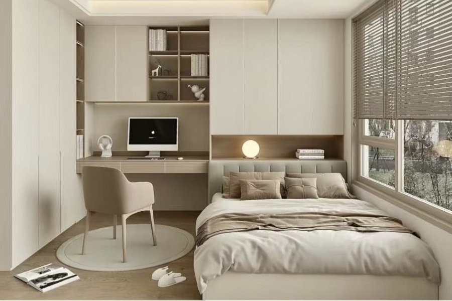 Giường ngủ kèm bàn trang điểm giá rẻ