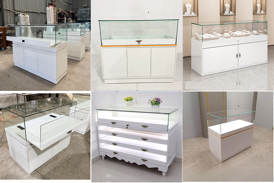 Thi công tủ trưng bày trang sức theo yêu cầu tại TPHCM