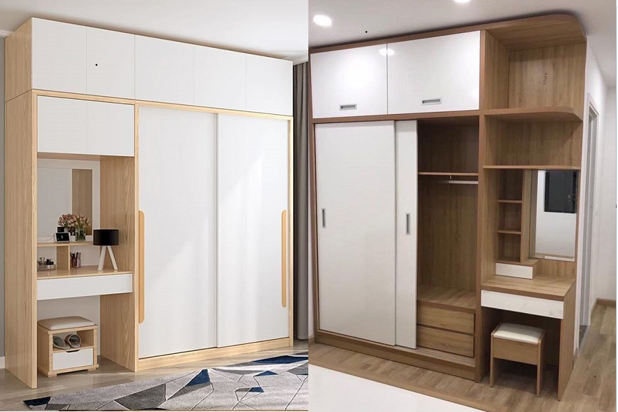 Tủ quần áo cửa lùa giá rẻ theo yêu cầu