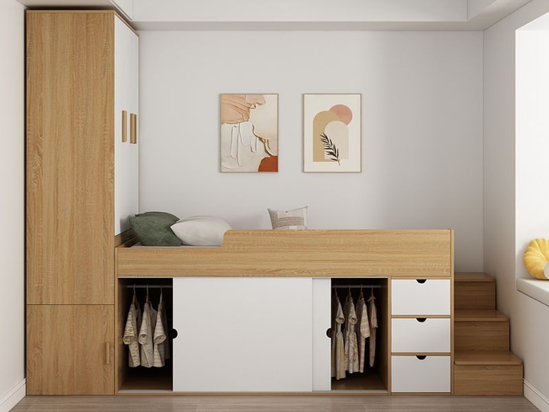Tủ quần áo liền giường giá rẻ
