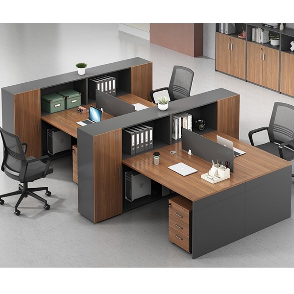 Bàn làm việc cụm 4 1m2 x 2m4 BLV028