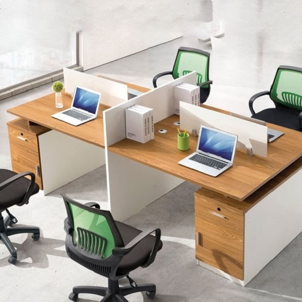 Bàn làm việc cụm 4 cao cấp BLV005