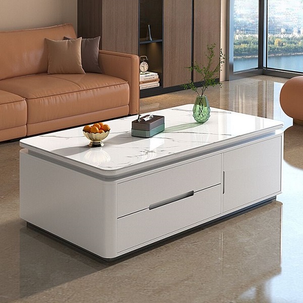 Bàn trà 1m x 60cm mặt đá BT002