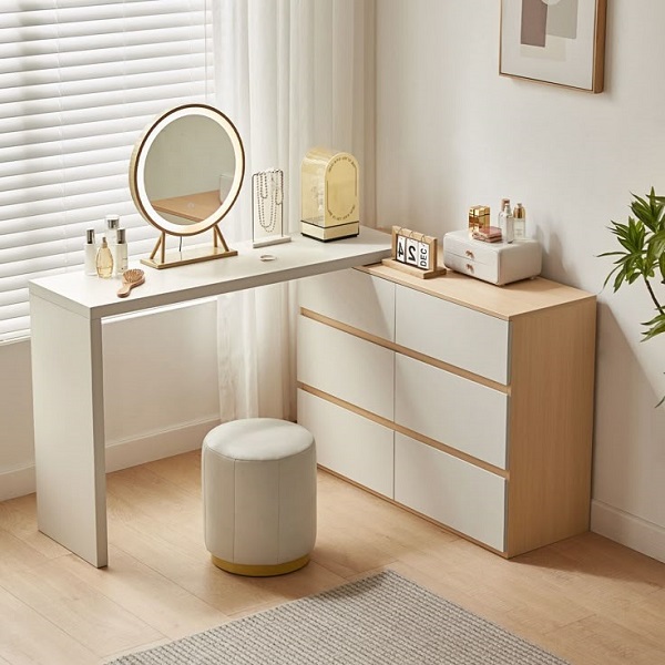 Bàn trang điểm 1m2 x 90cm BTD002