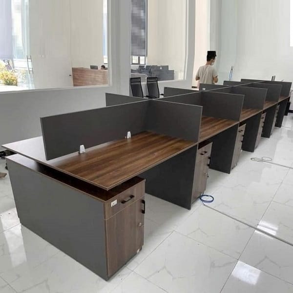 Cụm 10 bàn làm việc văn phòng BLV023