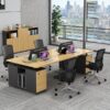 Cụm 4 bàn làm việc giá rẻ BLV022