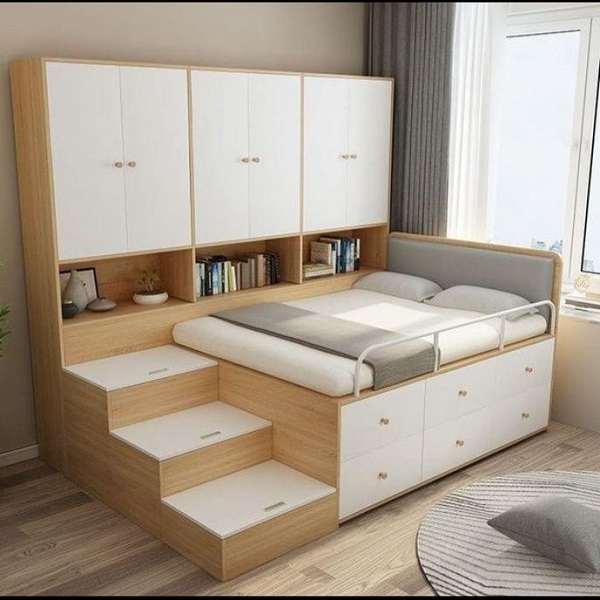 Giường ngủ kết hợp tủ GN010