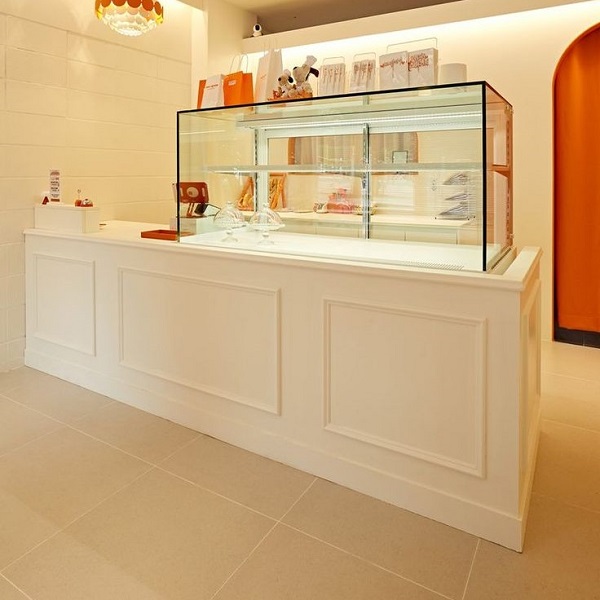 Quầy bar full trắng 3m QB034