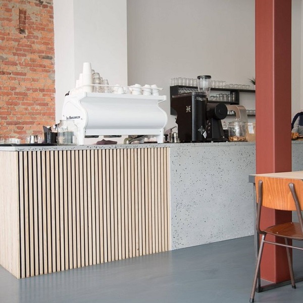 Quầy bar mặt đá cao cấp QB010