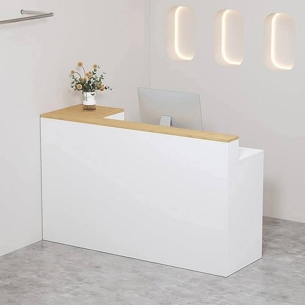 Quầy lễ tân 1m2 giá rẻ QLT063