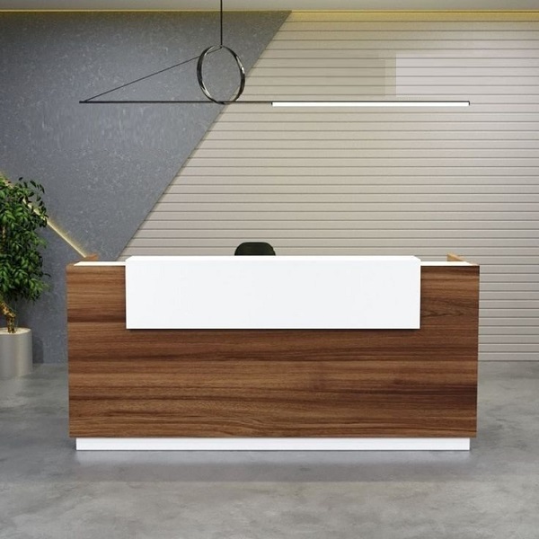 Quầy lễ tân 1m8 giá rẻ QLT078