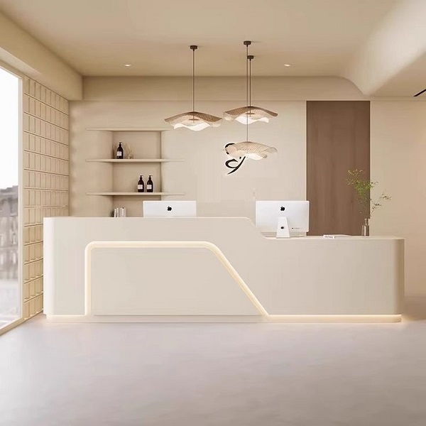 Quầy lễ tân cao cấp QLT055