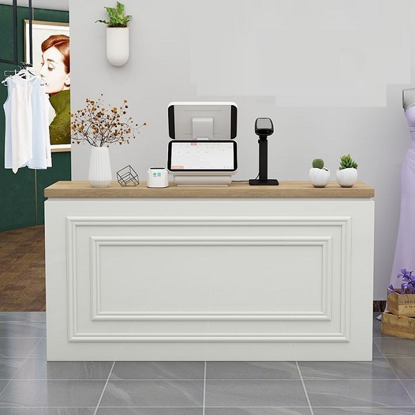 Quầy lễ tân cửa hàng 1m6 QLT043