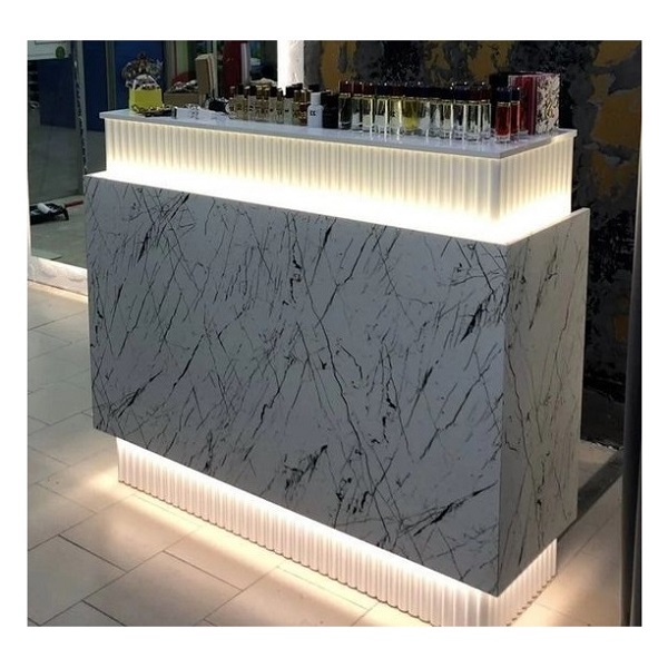 Quầy lễ tân spa 1m4 x 50cm QS006