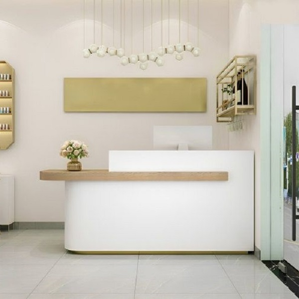 Quầy lễ tân spa 1m6 QLT002