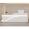 Quầy lễ tân spa bo cong 2m QS010