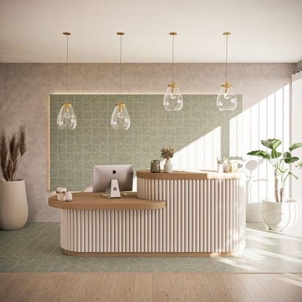 Quầy spa bo cong 2m QS013