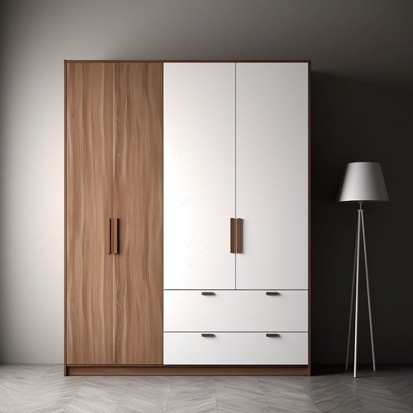 Tủ quần áo 1m4 x 2m giá rẻ TQA056