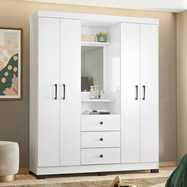 Tủ quần áo 1m8 x 2m có gương TQA004