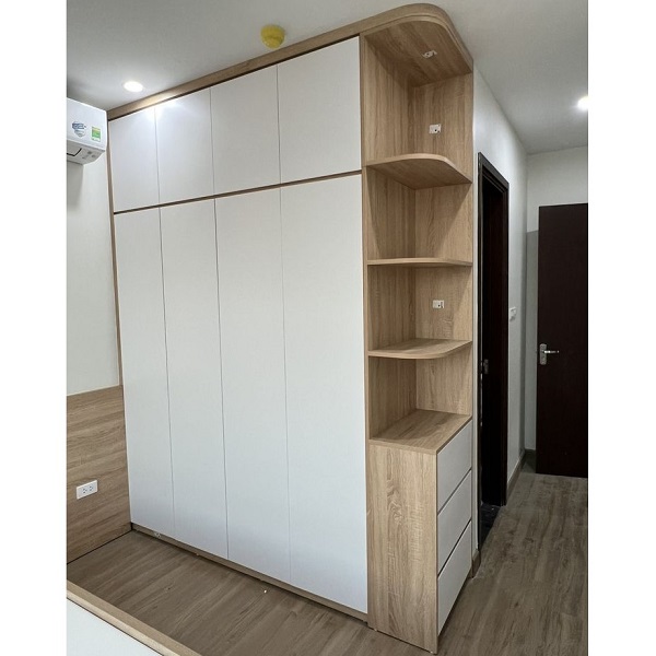Tủ quần áo 2m x 2m6 giá rẻ TQA006