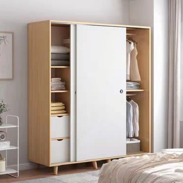 Tủ quần áo cửa lùa 1m8 x 1m8 giá rẻ TQA014