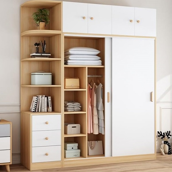 Tủ quần áo cửa lùa 2m x 2m4 TQA008