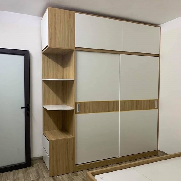 Tủ quần áo cửa lùa 2m2 x 2m6 TQA009