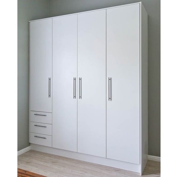 Tủ quần áo full trắng 1m8 x 2m TQA001