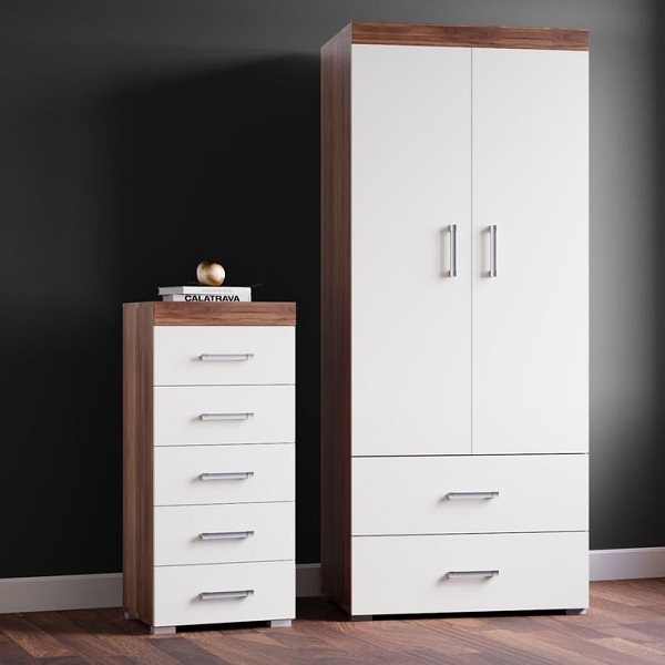 Tủ quần áo kèm tủ đa năng giá rẻ TQA039