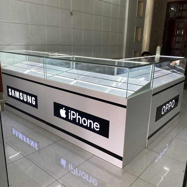 Tủ trưng bày điện thoại L giá rẻ TTB063