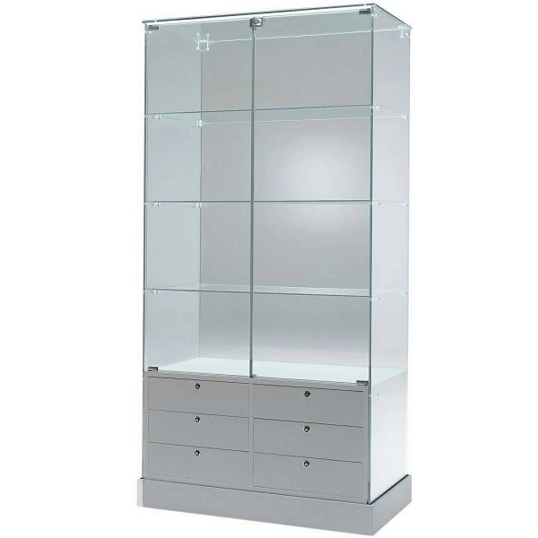 Tủ trưng bày kính cường lực 1m x 2m TTB056