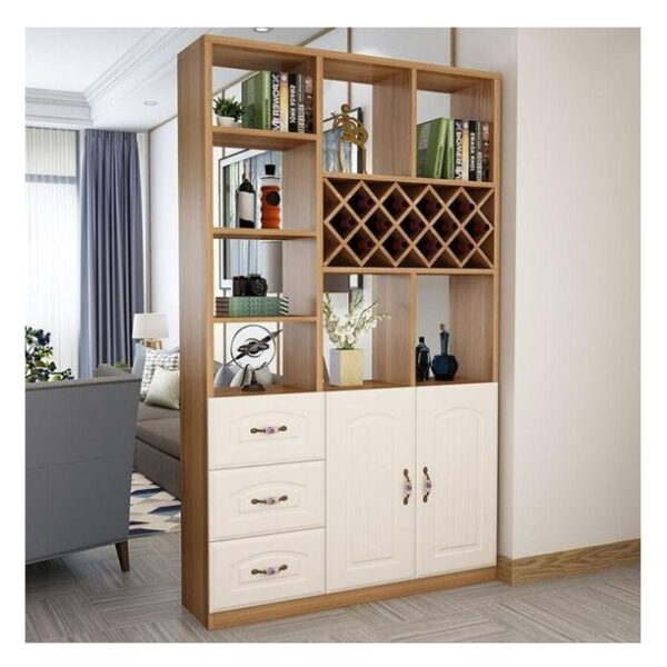 Tủ vách ngăn phòng khách 1m2 x 2m4 TPK008