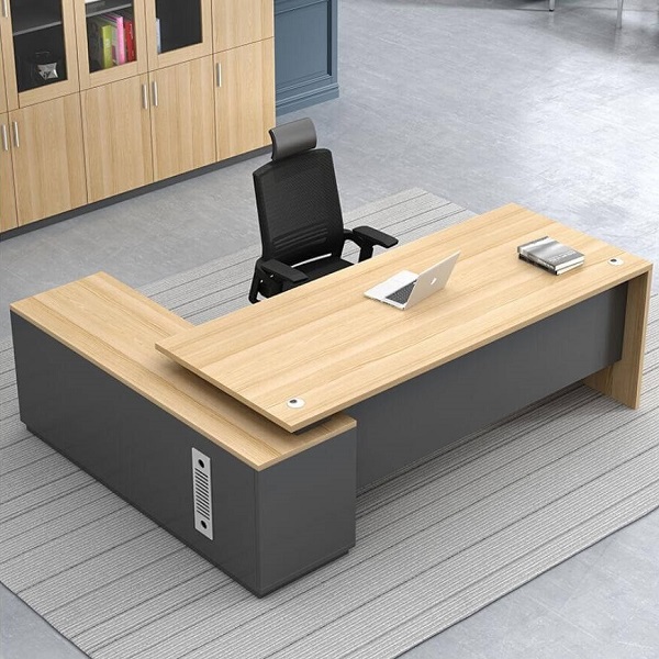 Bàn giám đốc MDF 1m8 x 1m2 BGD020