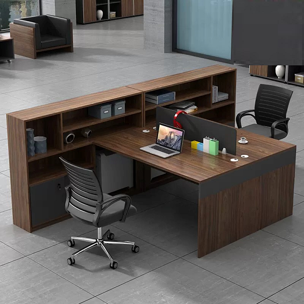 Bàn làm việc cụm 2 giá rẻ BLV048