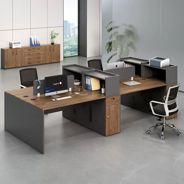 Bàn làm việc cụm 4 cao cấp BLV047