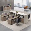 Bàn làm việc cụm 4 giá rẻ BLV072
