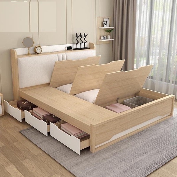 Giường ngủ 1m6 x 2m giá rẻ GN071