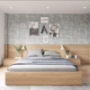 Giường ngủ 1m8 x 2m gỗ công nghiệp GN046