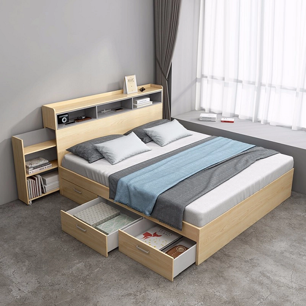 Giường ngủ MDF hiện đại GN031
