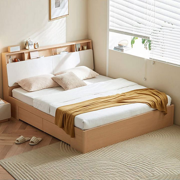 Giường ngủ gỗ công nghiệp 1m2 x 2m GN048