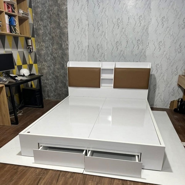 Giường ngủ gỗ công nghiệp 1m6 x 2m GN065